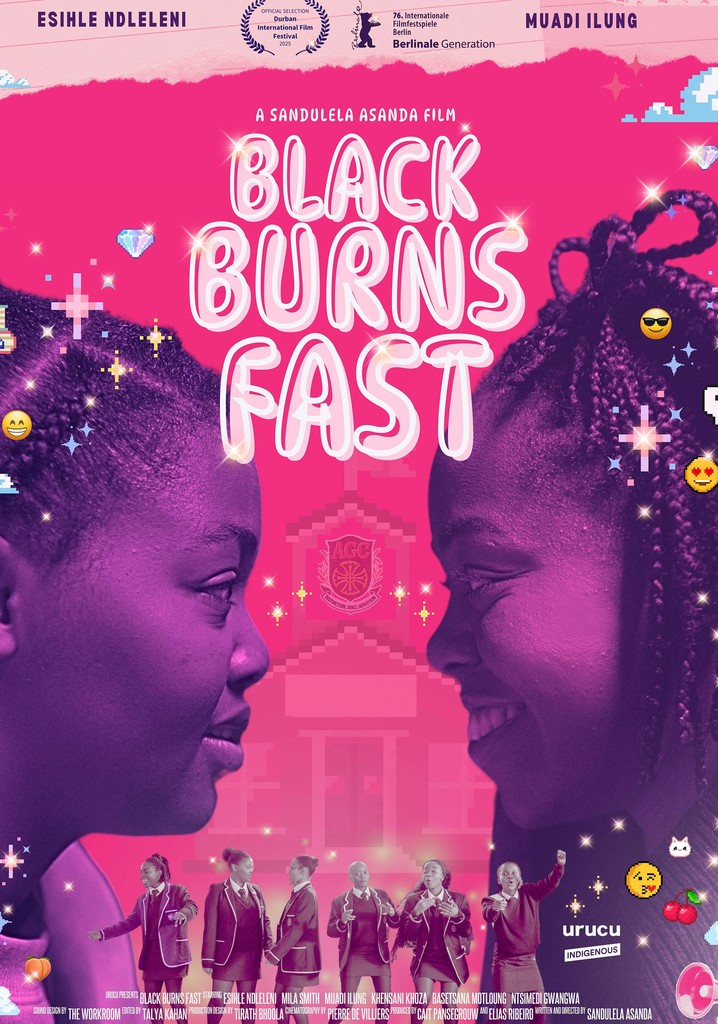 Black Burns Fast poster