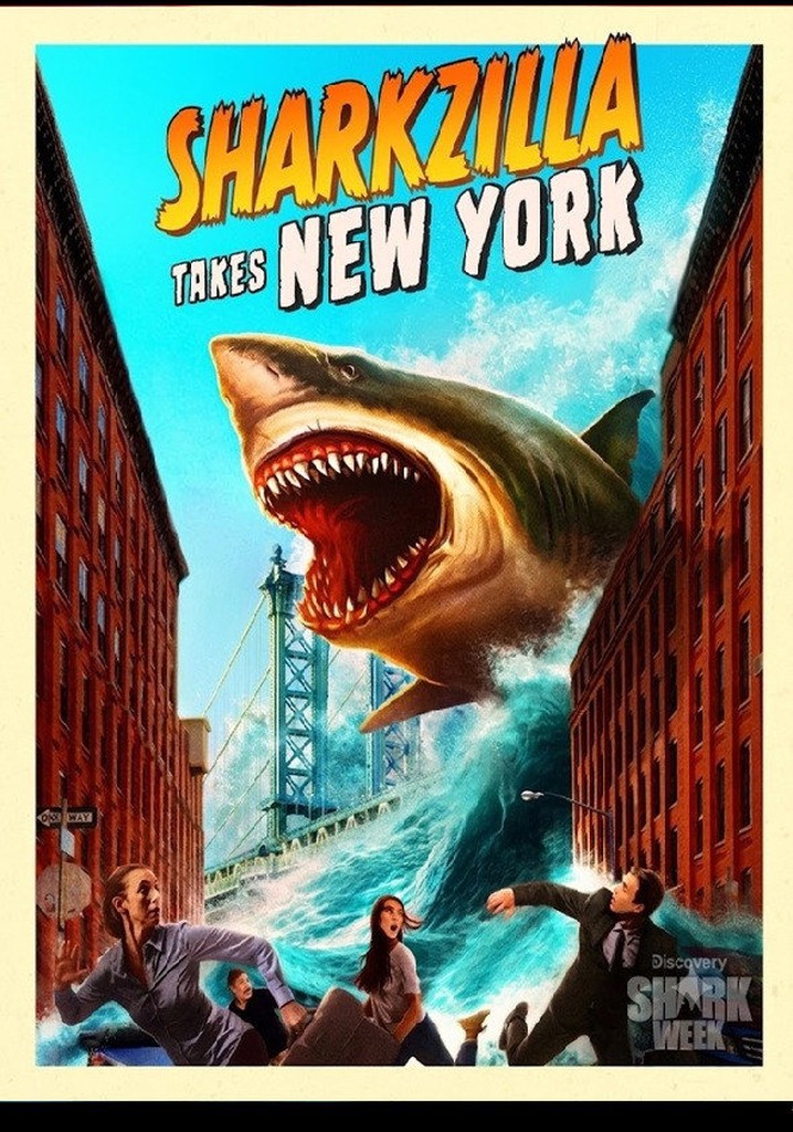 Sharkzilla Takes New York poster